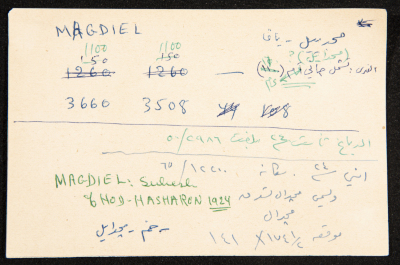 "Magdiel", ʿĀdel az-Zawaty, a Paper Clipping
