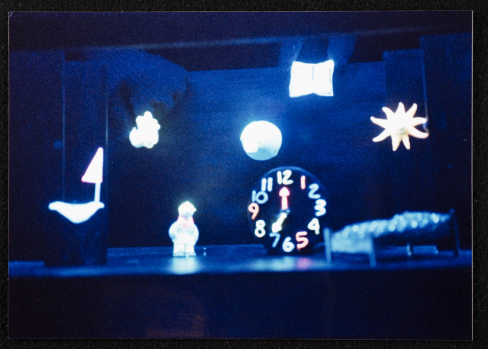 A Photograph of the Stage Where al-Midan Theatre Performed the "Ṣah Ṣah" Play, 2005 