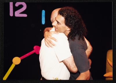 A Photograph of the Cast Party of al-Midan Theatre's Play 