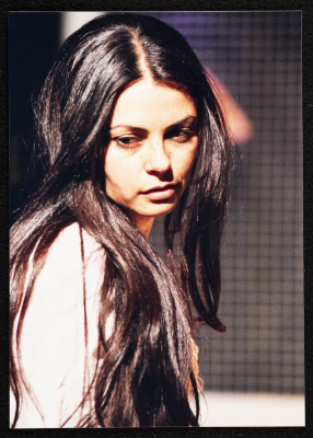 A Photograph of Actress ʾĀmal Qays During the Theatrical Performance of "Ṣah Ṣah" by al-Midan Theatre
