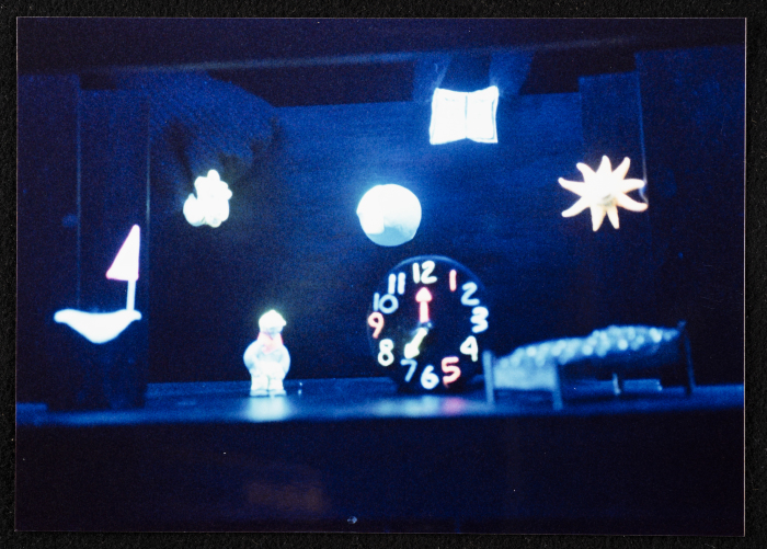 A Photograph of the Stage Where al-Midan Theatre Performed the "Ṣah Ṣah" Play, 2005 