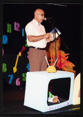 A Photograph of the Cast Party of al-Midan Theatre