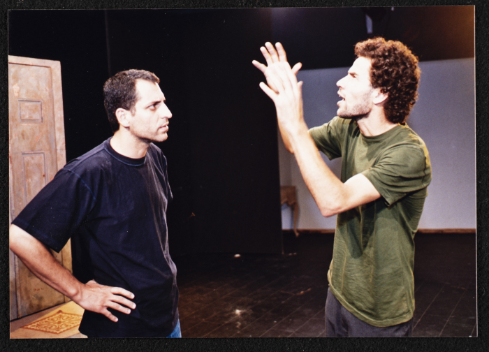 A Photograph of Ṣaleh Bakry and Jawad Abdel-Ghany at the Rehearsal of 