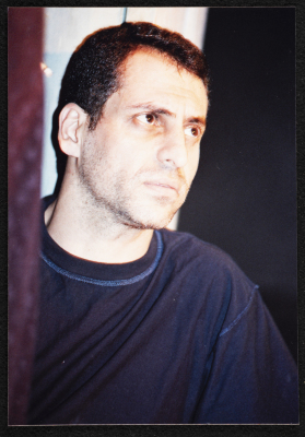 A Photograph of Jawad Abdel-Ghany at the Rehearsal of "Junun", al-Midan Theatre 
