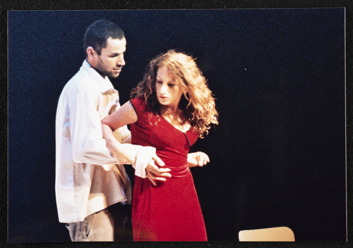 A Photograph of Hanan Hillo and Ṣaleh Bakry at the Rehearsal of 