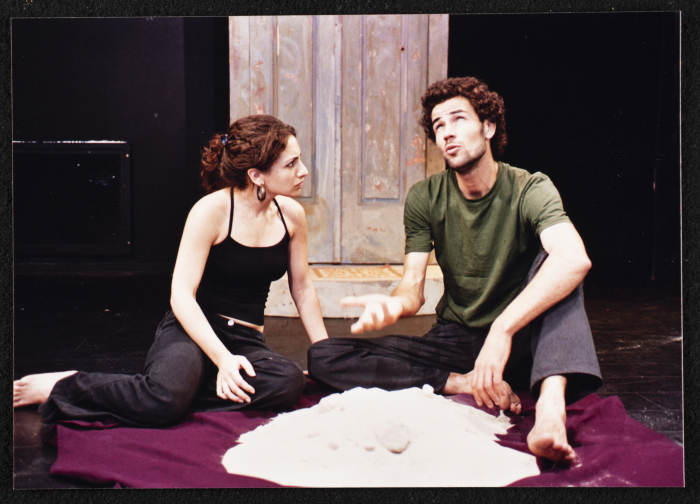 A Photograph of Hanan Hillo and Ṣaleh Bakry at the Rehearsal of 