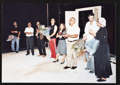 A Photograph of a Curtain Call for the "Junun" Theatre Staff	