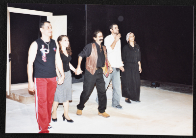 A Photograph of a Curtain Call for the "Junun" Theatre Staff	