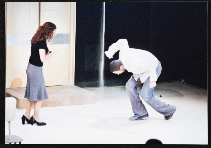 A Photograph of Hanan Hillo and Ṣaleh Bakry at the Rehearsal of 