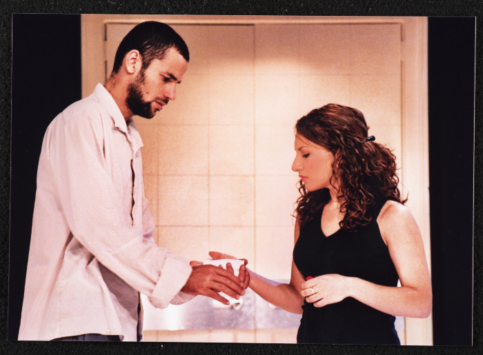 A Photograph of Hanan Hillo and Ṣaleh Bakry at the Rehearsal of 