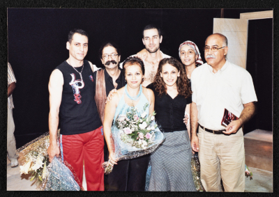 A Photograph of a Curtain Call for the "Junun" Theatre Staff	