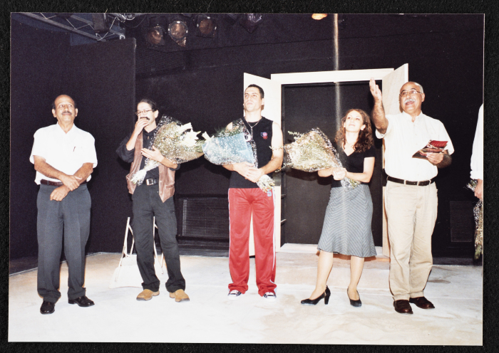 A Photograph of an Honorary Ceremony for the 