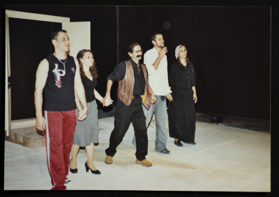 A Photograph of a Curtain Call for the "Junun" Theatre Staff	