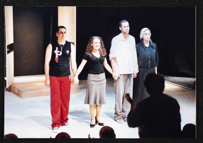 A Photograph of a Curtain Call for the 