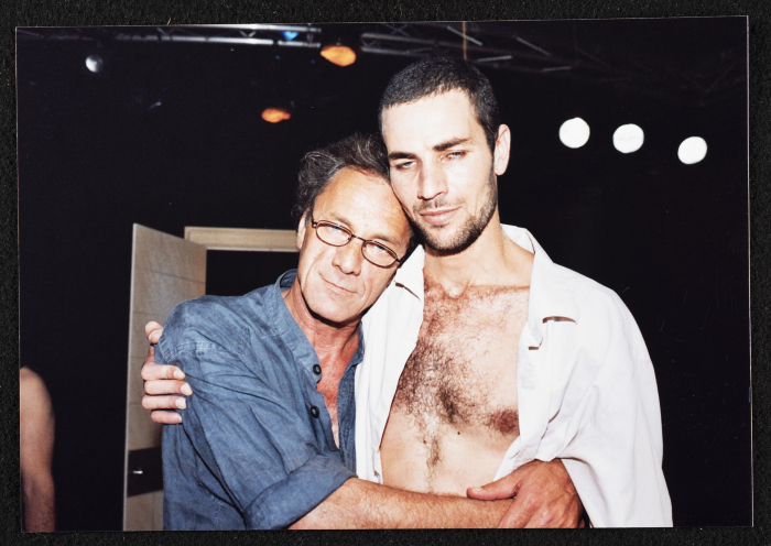 A Photograph of Ṣaleh Bakry with His Father Muhammad Bakry After the Theatrical Performance of 