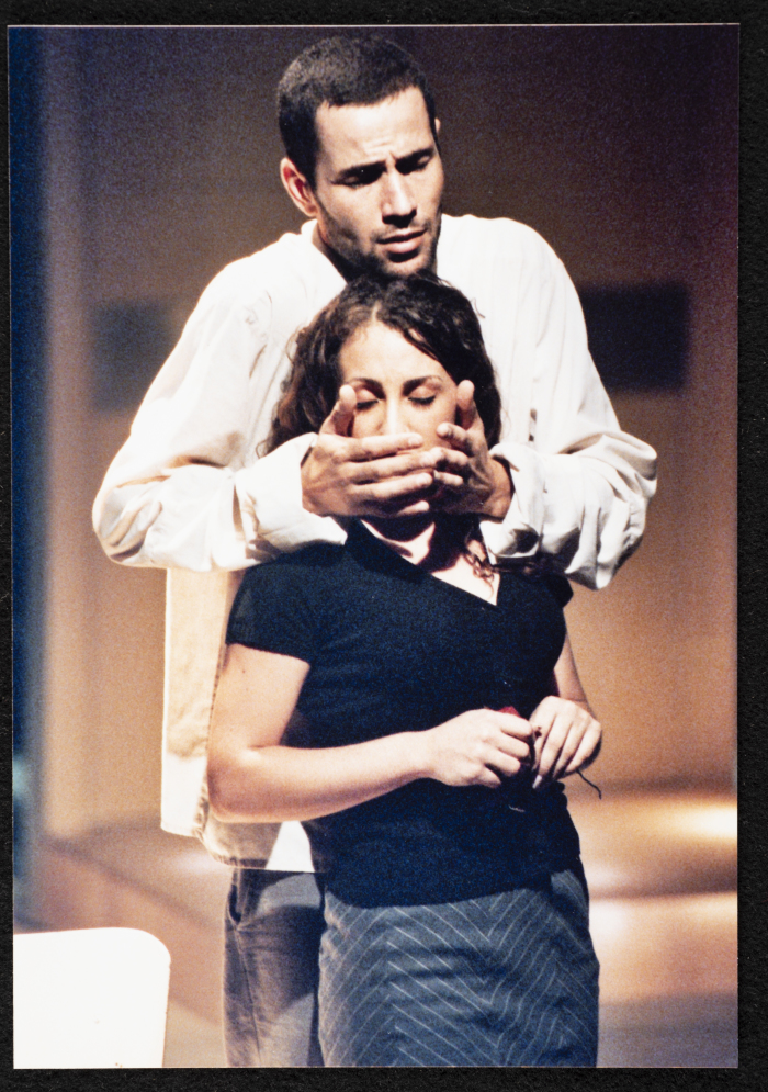 A Photograph of Hanan Hillo and Ṣaleh Bakry at the Rehearsal of 