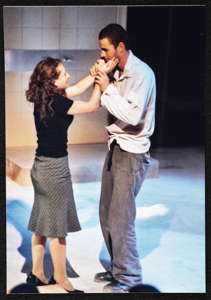 A Photograph of Hanan Hillo and Ṣaleh Bakry at the Rehearsal of 