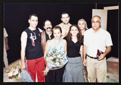 A Photograph of a Curtain Call for the "Junun" Theatre Staff	