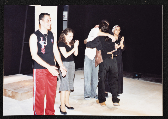 A Photograph of a Curtain Call for the 
