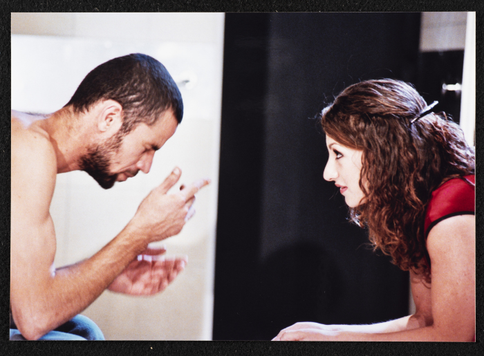 A Photograph of Hanan Hillo and Ṣaleh Bakry at the Rehearsal of 