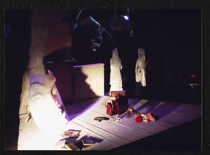 A Photograph of the Stage Where al-Midan Theatre Performed the 
