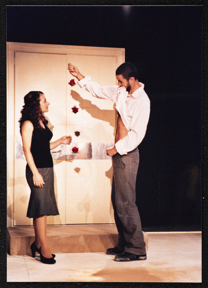 A Photograph of Hanan Hillo and Ṣaleh Bakry at the Rehearsal of 