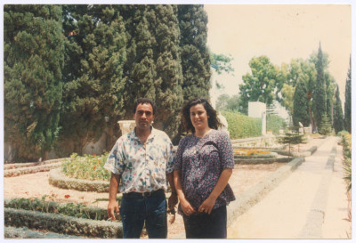 A Photograph of a Woman and her Husband in a Public Garden, 1994