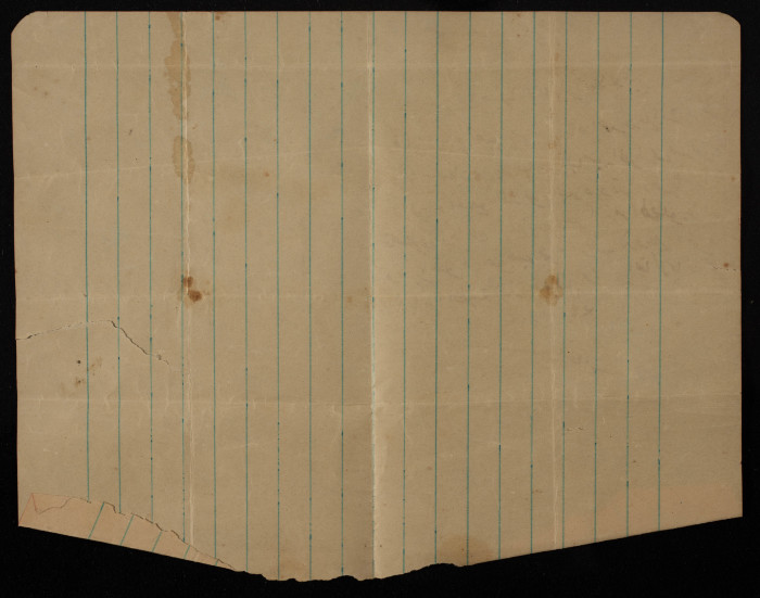 A Cash Receipt from Abbas Huwwary to Ahmad Ali ash-Sha'er , Sabastia Village 