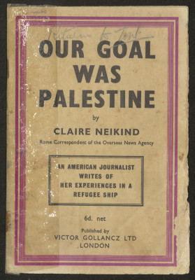 "Our Goal Was Palestine", a Book