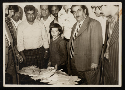 A Photograph of Eyad Yaʿish with Others