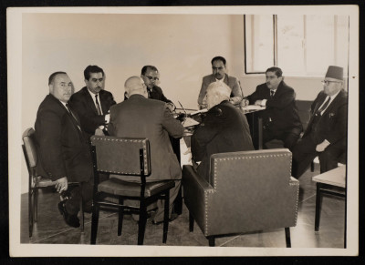 A Photograph of Newspaper Directors in Jerusalem 