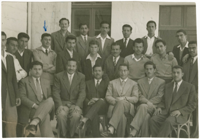 Tawjehi students at an-Najah National University; which was a school in the past