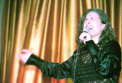 A Photograph of a Joint Performance by Sabreen Group and an American Band, 1995