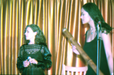 A Photograph of a Joint Performance by Sabreen Group and an American Band, 1995