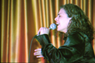 A Photograph of a Joint Performance by Sabreen Group and an American Band, 1995