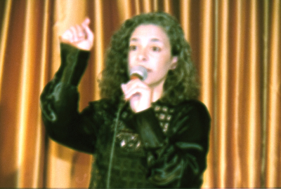 A Photograph of a Joint Performance by Sabreen Group and an American Band, 1995