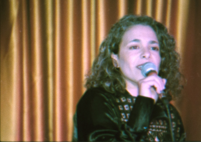 A Photograph of a Joint Performance by Sabreen Group and an American Band, 1995