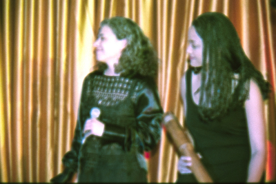 A Photograph of a Joint Performance by Sabreen Group and an American Band, 1995