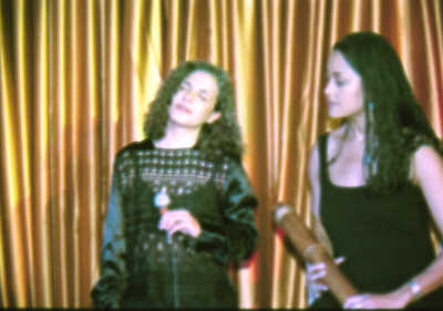 A Photograph of a Joint Performance by Sabreen Group and an American Band, 1995
