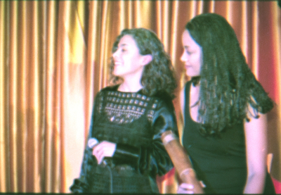 A Photograph of a Joint Performance by Sabreen Group and an American Band, 1995