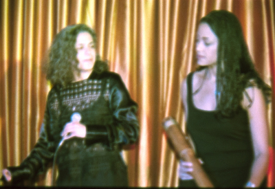 A Photograph of a Joint Performance by Sabreen Group and an American Band, 1995