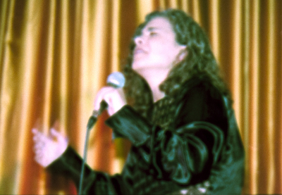 A Photograph of a Joint Performance by Sabreen Group and an American Band, 1995