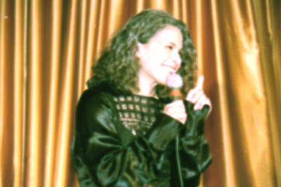 A Photograph of a Joint Performance by Sabreen Group and an American Band, 1995
