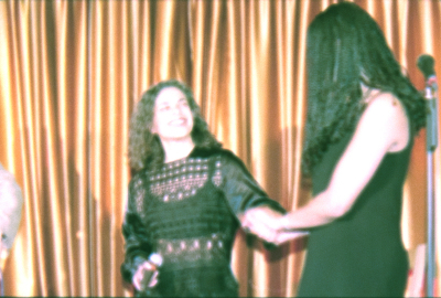 A Photograph of a Joint Performance by Sabreen Group and an American Band, 1995
