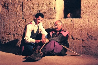 A Photograph of the "al-Amirah Wal Aqzam as-Sabʿa" Play, 1991