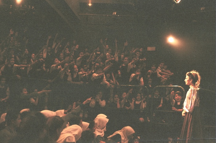 A Photograph of the Theatrical Performance of "Cinderella", the Popular Theatre Troupe, 1994 