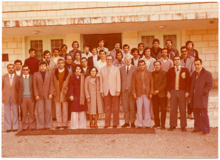 A Photograph of a Group of English Language Majors at Khadouri College for Training Teachers, Tulkarm