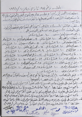 The Minutes of the Agricultural Committee Session No. 93 of 1994