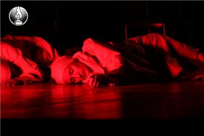 A Photograph of the Theatrical Performance "Khataya", the Popular Theatre Troupe, 2010
