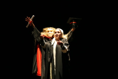 A Photograph of the Theatrical Performance "Khataya", the Popular Theatre Troupe, 2010
